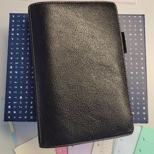 FILOFAX HERITAGE PERSONAL SIZE BLACK LIKE NEW